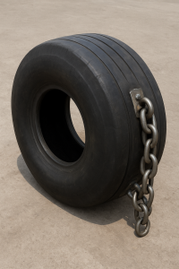 ban bekas pesawat untuk fender kapal